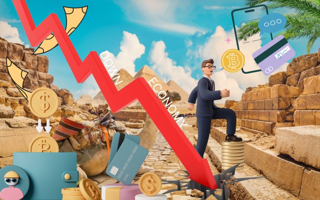 Egypt's economy downfall